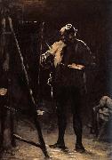 Honore Daumier The Painter before his Picture oil painting reproduction